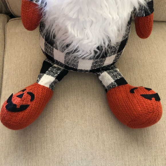 Fall Halloween Orange scarecrow Gnome - Picture 3 of 7